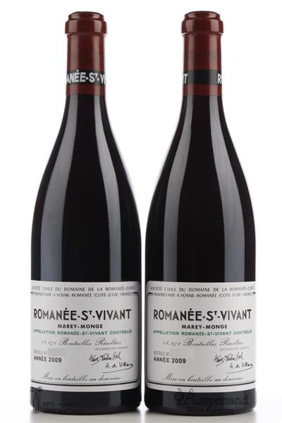 ROMANEE ST VIVANT Domaine de la Romanee Conti 2009 - 2 Bottles