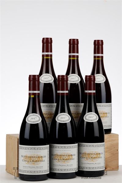 NUITS ST GEORGES CLOS DE LA MARECHALE 2017 - Jacques Frederic Mugnier - 6 Bottles - Owc 6