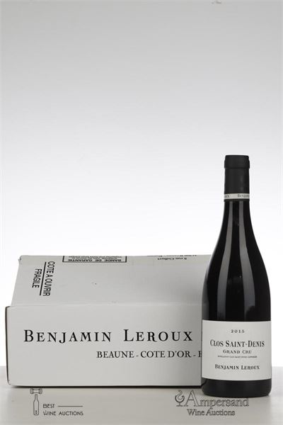 CLOS ST DENIS 2015 - Benjamin Leroux - 3 Bottles - Oc 3