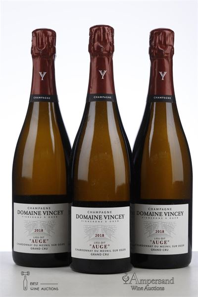 VINCEY AUGE 2018 - Vincey - Dégorcement 10/2022 - 3 Bottles