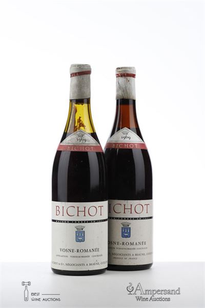VOSNE ROMANEE 1969 - Albert Bichot - 2 Bottles