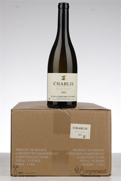 CHABLIS LE BAS DE CHAPELOT 2023 - Eleni et Edouard Vocoret - 12 Bottles - Oc 12
