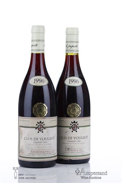 CLOS DE VOUGEOT 1996 - Dubois - 3 Bottles