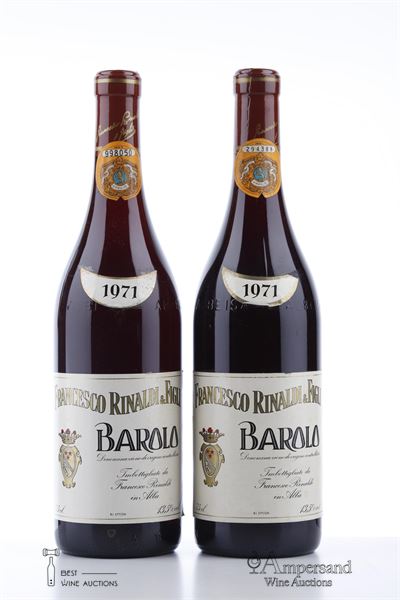 BAROLO 1971 - Francesco Rinaldi - 2 Bottles