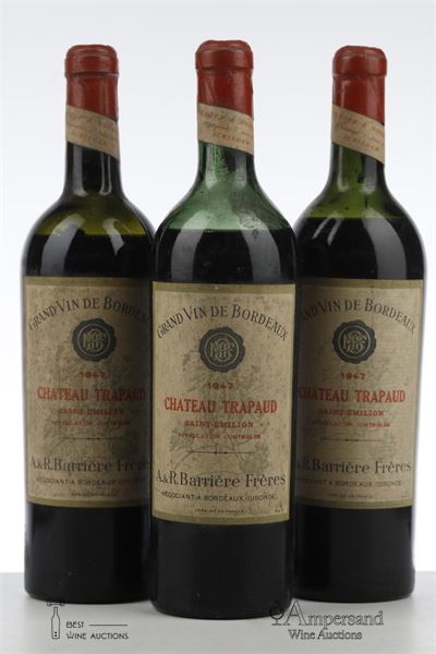 TRAPAUD 1947 - Barriere - 3 Bottles