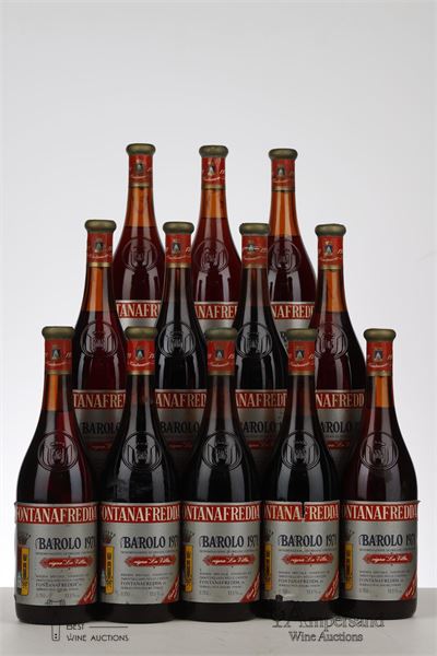BAROLO VIGNA LA VILLA 1971 - Fontanafredda - 12 Bottles