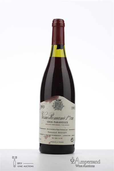 VOSNE ROMANEE CROS PARANTOUX 1993 - Emmanuel Rouget - 1 Bottle