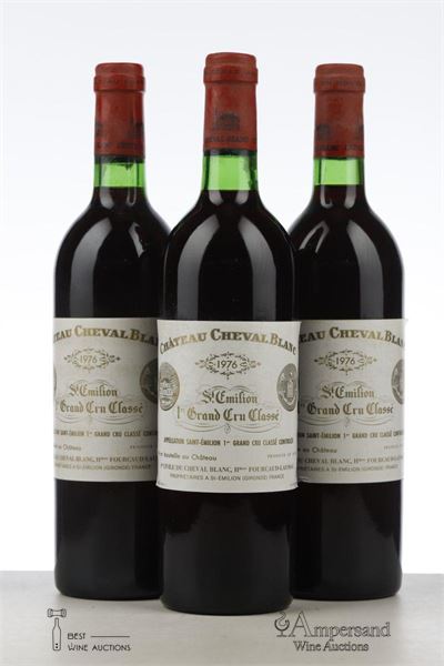 CHEVAL BLANC 1976 - Mc - 3 Bottles