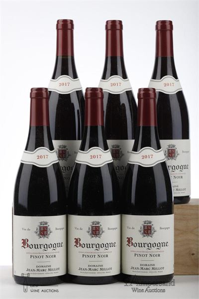 BOURGOGNE PINOT NOIR 2017 - Jean Marc Millot - 6 Bottles