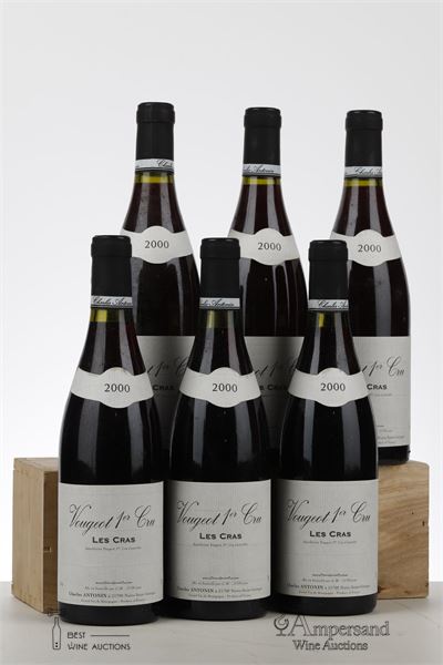 VOUGEOT LES CRAS 2000 - Charles Antonin - 6 Bottles