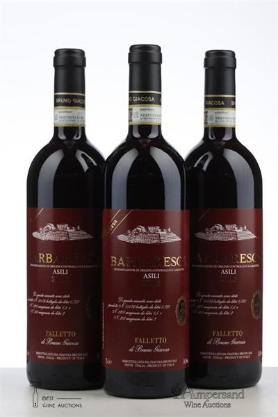 BARBARESCO RISERVA ASILI 2016 - Bruno Giacosa - 3 Bottles