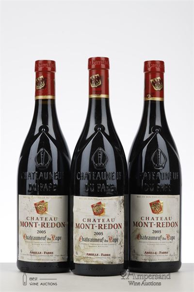 CHATEAUNEUF DU PAPE MONTREDON 2005 - Mont Redon - 3 Bottles