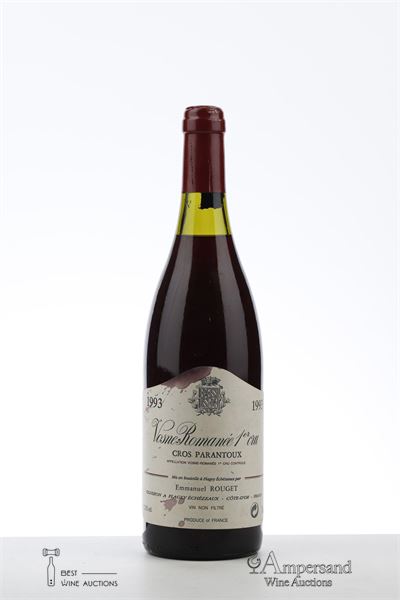 VOSNE ROMANEE CROS PARANTOUX 1993 - Emmanuel Rouget - 1 Bottle