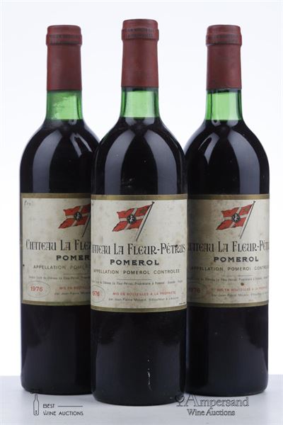 LA FLEUR PETRUS 1976 - Mc - 3 Bottles
