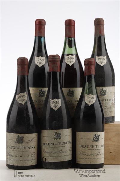 BEAUNE TEURONS 1959 - Chanson - MB - 6 Bottles