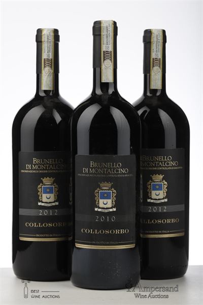 BRUNELLO DI MONTALCINO 1*2010 + 2*2012 MIXED - Collosorbo - 3 Magnums