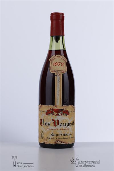 CLOS VOUGEOT 1972 - Cathiard Molinier - 1 Bottle