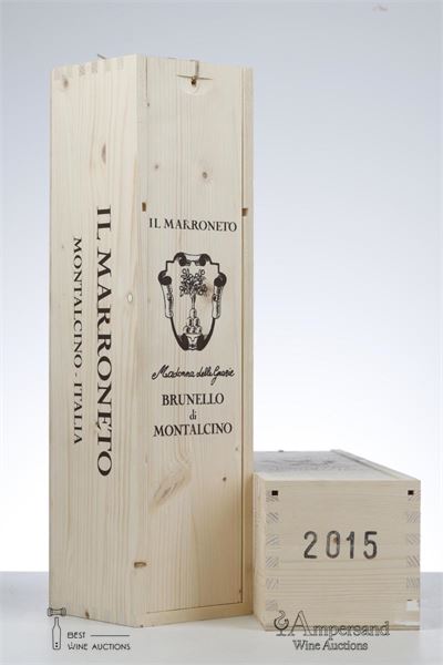 BRUNELLO DI MONTALCINO MADONNA DELLE GRAZIE 2015 - Il Marroneto - 2 Magnums - Owc 1