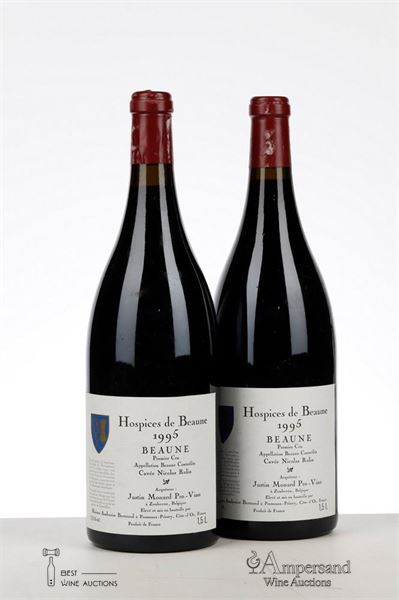 HOSPICES DE BEAUNE BEAUNE 1ER CRU CUVEE NICOLAS ROLIN 1995 - Bertrand Ambroise - 2 Magnums