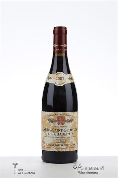 NUITS ST GEORGES LES CHAIGNOTS 2003 - Robert Chevillon - 1 Bottle