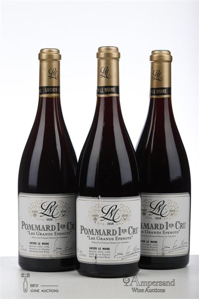 POMMARD LES GRANDS EPENOTS 2018 - Lucien Le Moine - 3 Bottles