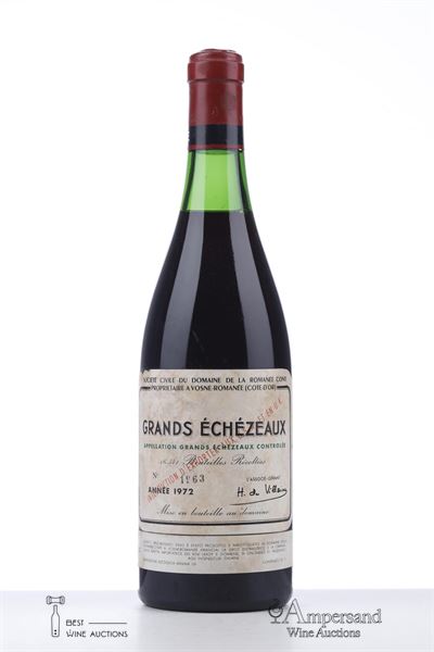 GRANDS ECHEZEAUX 1972 - Domaine de la Romanee Conti - 1 Bottle