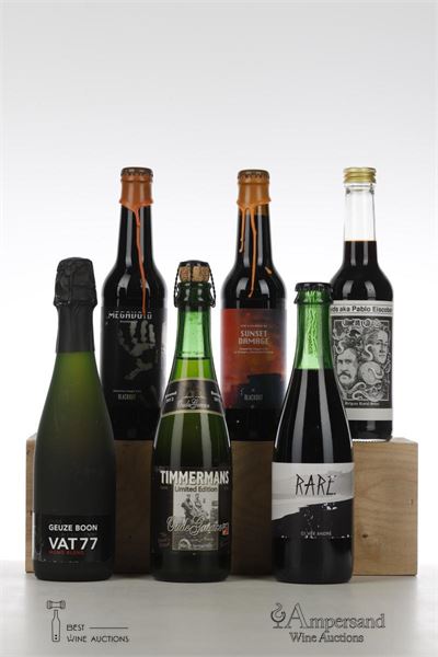 OUDE GEUZE VAT 77/ LIMITED ED/RARE CUVEE ANDRE/IMPERIAL STOUT MEGAVOID/STOUT CUVEE DELPHINE ON STEROIDS/IMPERIAL STOUT SUNSET MIXED - Mixed Producers - 6 x 0,375Ltr