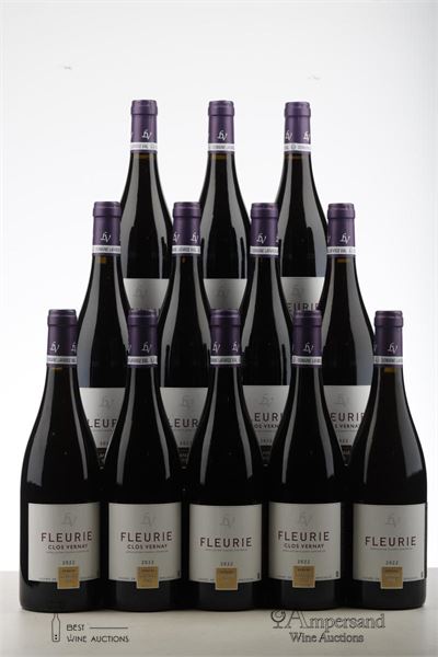 FLEURIE 6*2022 + FLEURIE CLOS VERNAY 6* 2022 - Lafarge Vial - 12 Bottles