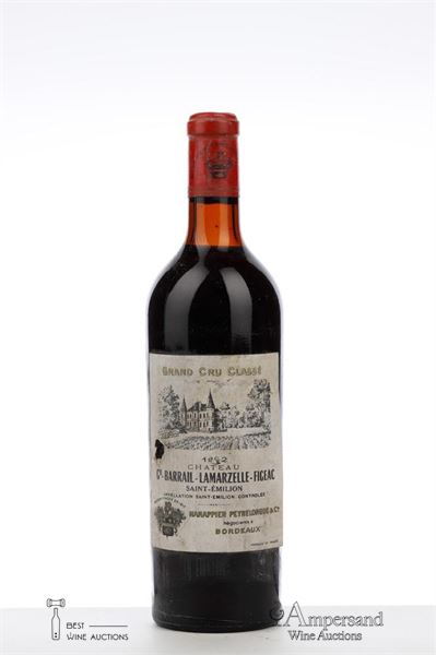 GRAND BARRAIL LAMARZELLE FIGEAC 1962 - Hannapier Peyrelongue - 1 Bottle
