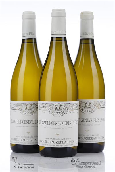 MEURSAULT GENEVRIERES 2006 - Michel Bouzereau - 3 Bottles