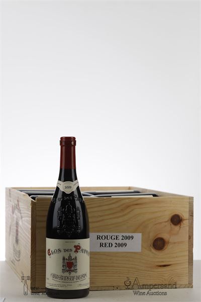 CHATEAUNEUF DU PAPE CLOS DES PAPES 2009 - Avril - 12 Bottles - Owc 12