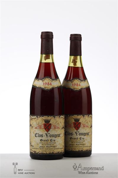 CLOS VOUGEOT 1984 - Jean Raphet - 2 Bottles