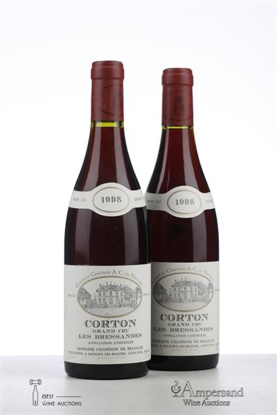 CORTON LES BRESSANDES 1998 - Chandon de Briailles - 2 Bottles