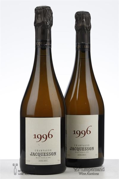 JACQUESSON MILLESIME EXTRA BRUT 1996 - Degorgee 2007 - Jacquesson - 2 Bottles