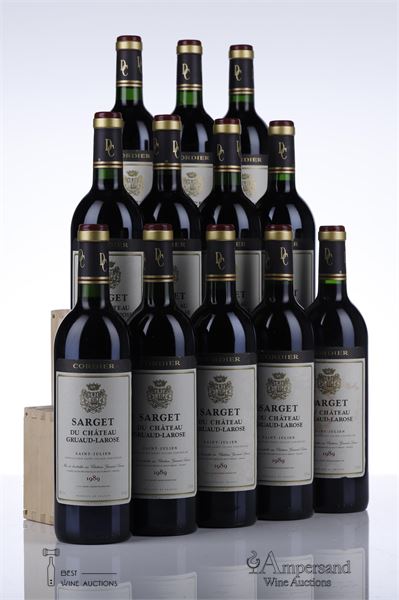 SARGET DE GRUAUD LAROSE 1989 - 12 Bottles