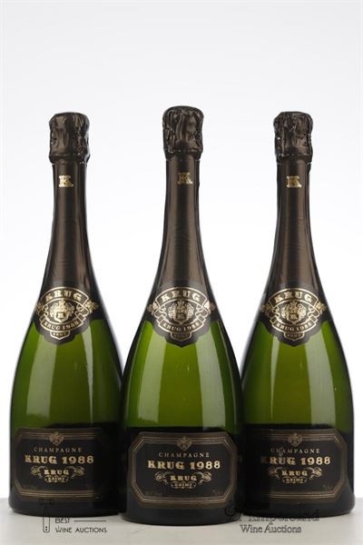 KRUG VINTAGE BRUT 1988 - Krug - 3 Bottles