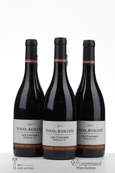 VOSNE ROMANEE LES CHAUMES 2011 - Arnoux Lachaux - 3 Bottles