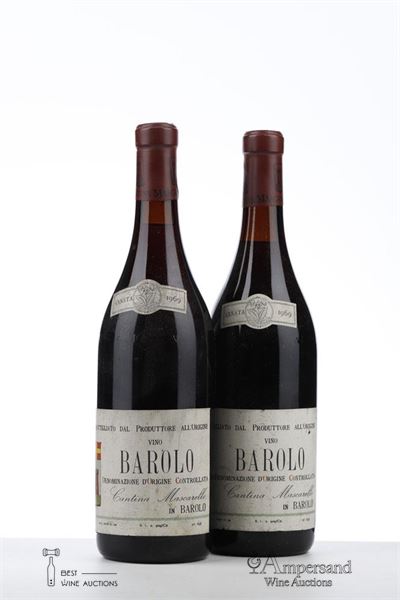 BAROLO 1969 - Cantina Mascarello - 2 Bottles