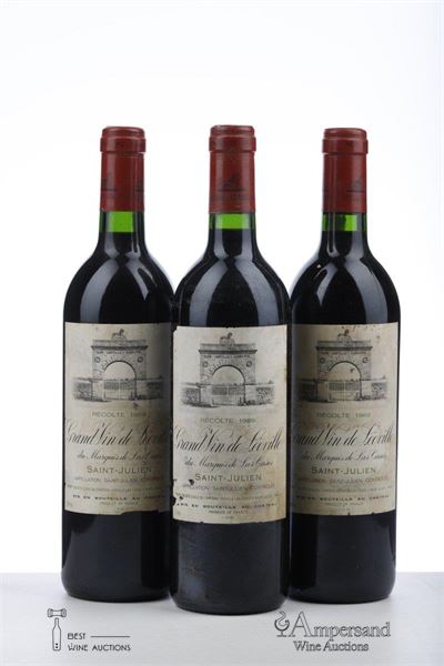 LEOVILLE LAS CASES 1989 - Mc - 3 Bottles