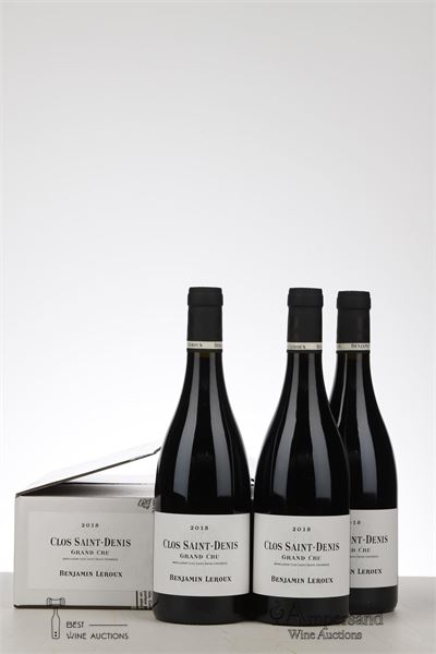 CLOS ST DENIS 2018 - Benjamin Leroux - 3 Bottles - Oc 3
