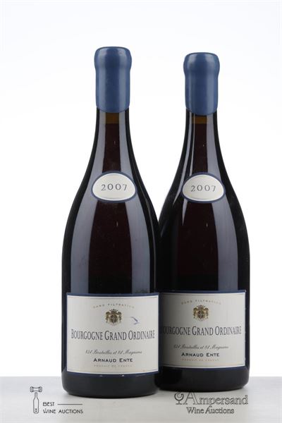 BOURGOGNE GRAND ORDINAIRE 2007 - Arnaud Ente - 2 Bottles