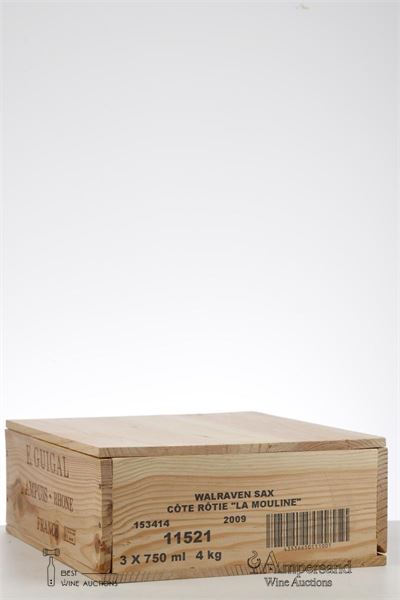 COTE ROTIE LA MOULINE 2009 - Guigal - 3 Bottles - Owc 3
