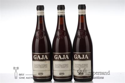 BARBARESCO 1970 - Gaja - 3 Bottles
