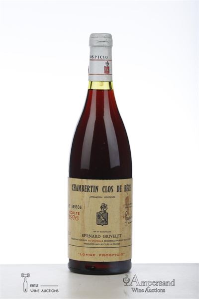 CHAMBERTIN CLOS DE BEZE 1976 - Bernard Grivelet - 1 Bottle