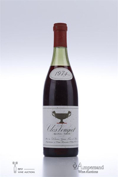 CLOS VOUGEOT 1974 - Gros F&S - 1 Bottle