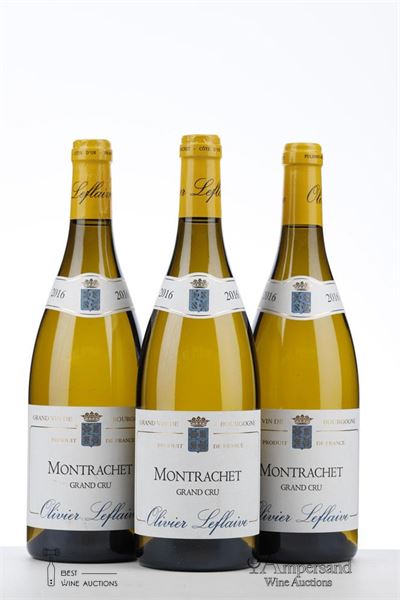 MONTRACHET 2016 - Olivier Leflaive - 3 Bottles