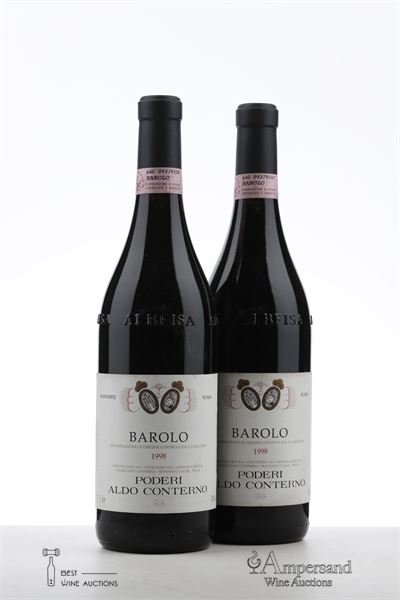 BAROLO BUSSIA 1998 - Conterno Aldo - 2 Bottles