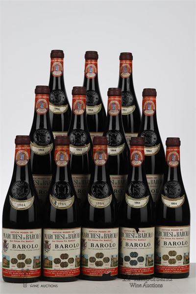 BAROLO 1964 - Marchesi di Barolo - 12 Bottles