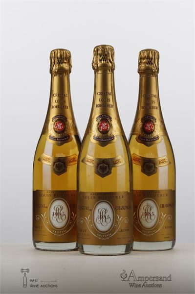 CRISTAL ROEDERER 1985 - Louis Roederer - 3 Bottles