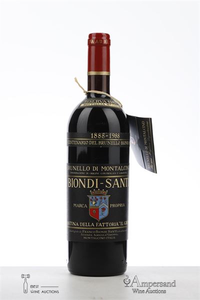 BRUNELLO DI MONTALCINO RISERVA 1982 - Biondi Santi - 1 Bottle
